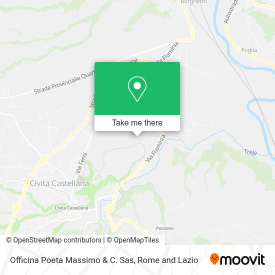 Officina Poeta Massimo & C. Sas map
