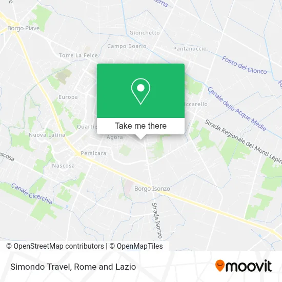 Simondo Travel map