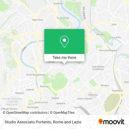 Studio Associato Portento map