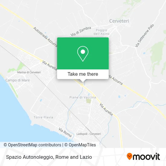 Spazio Autonoleggio map