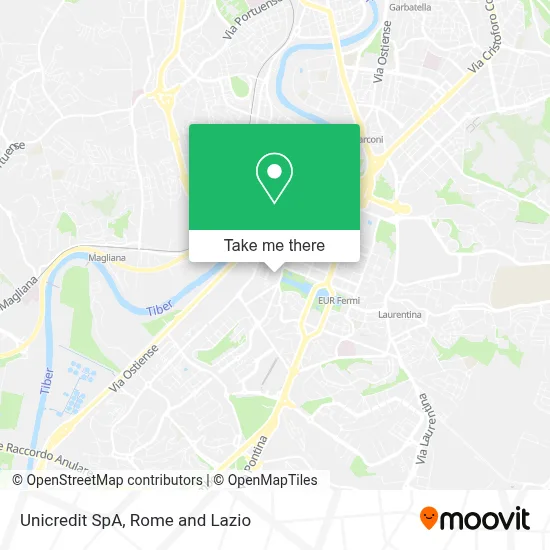 Unicredit SpA map
