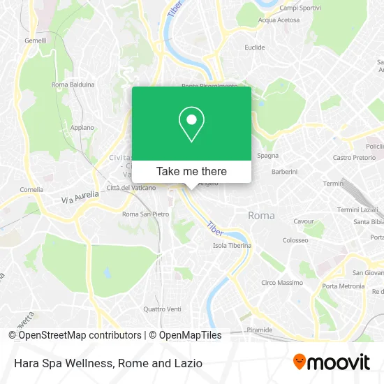 Hara Spa Wellness map