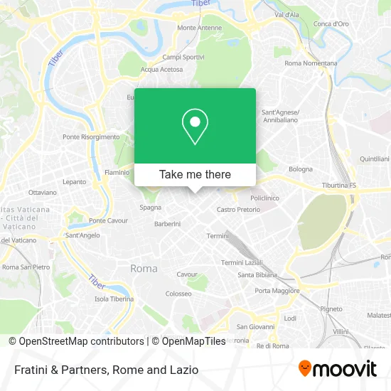 Fratini & Partners map