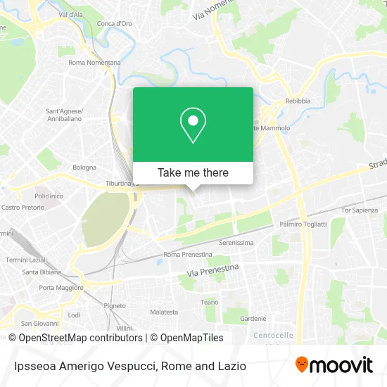 Ipsseoa Amerigo Vespucci map