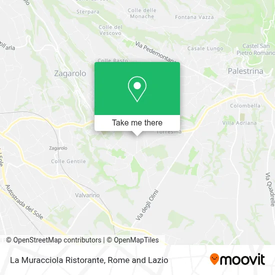 La Muracciola Ristorante map