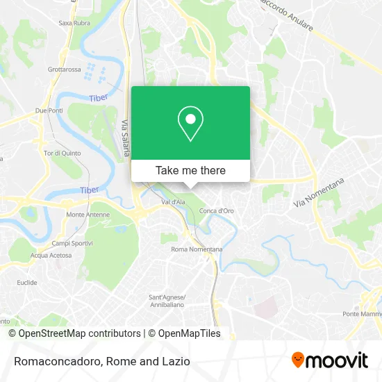 Romaconcadoro map