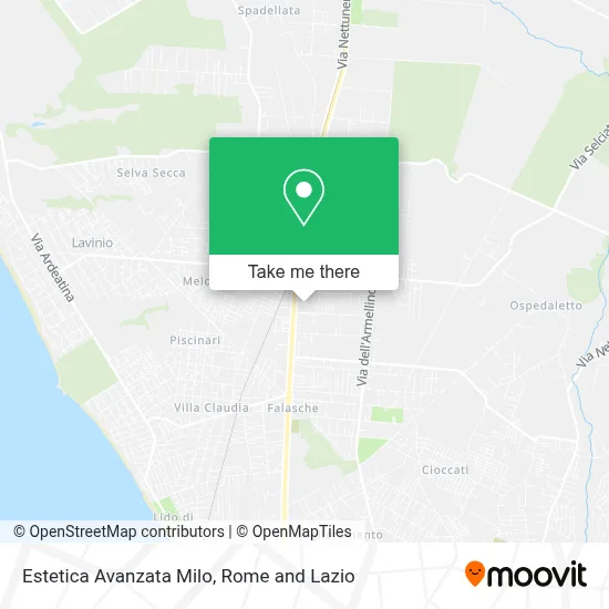 Estetica Avanzata Milo map