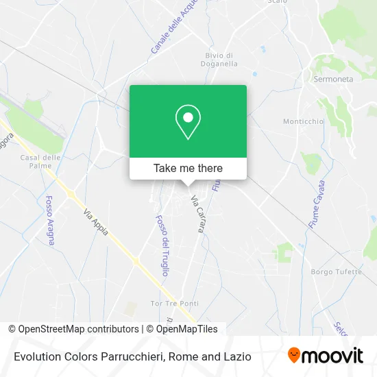 Evolution Colors Parrucchieri map