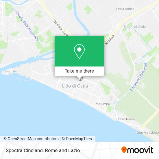 Spectra Cineland map