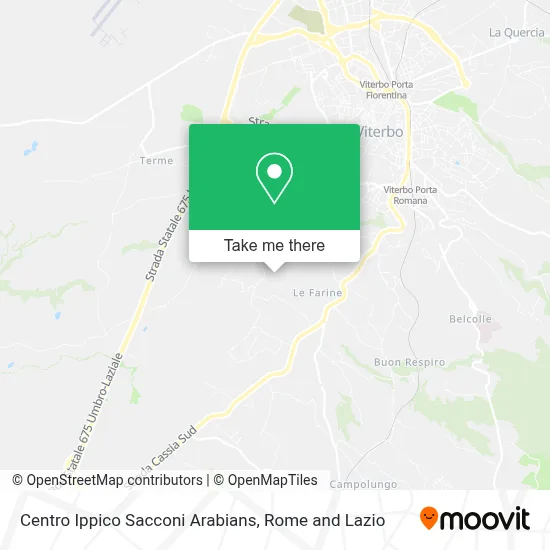Centro Ippico Sacconi Arabians map