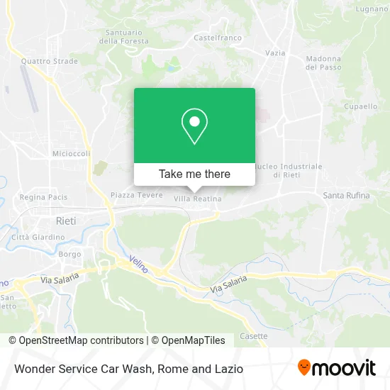 Wonder Service Car Wash map