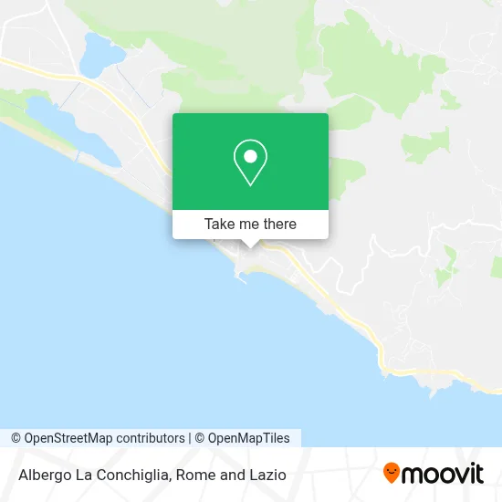 Albergo La Conchiglia map