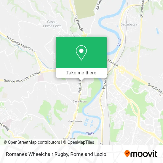 Romanes Wheelchair Rugby map