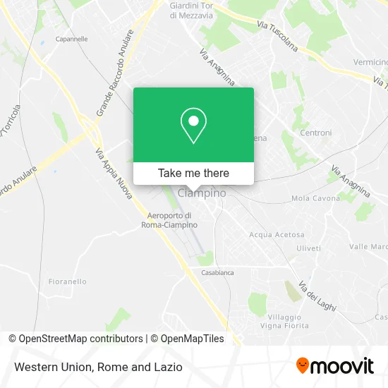 Western Union map