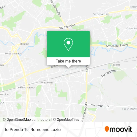 Io Prendo Te map