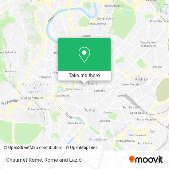 Chaumet Rome map