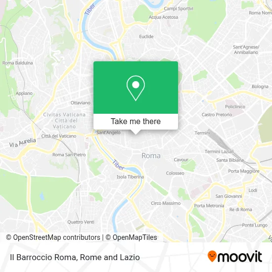 Il Barroccio Roma map