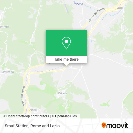 Smaf Station map