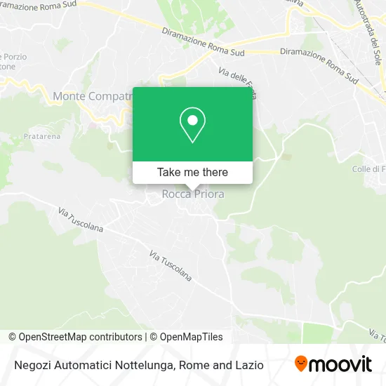 Negozi Automatici Nottelunga map