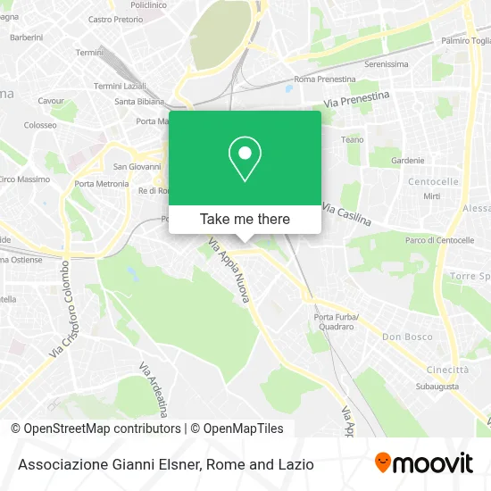 Associazione Gianni Elsner map