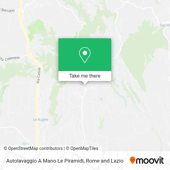 Autolavaggio A Mano Le Piramidi map