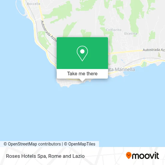 Roses Hotels Spa map