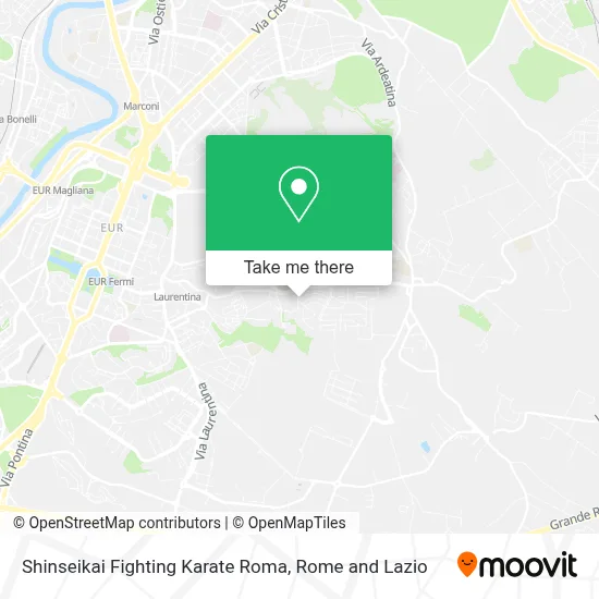 Shinseikai Fighting Karate Roma map