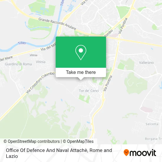 Office Of Defence And Naval Attachè map
