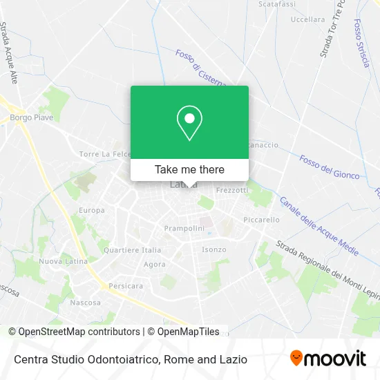 Centra Studio Odontoiatrico map