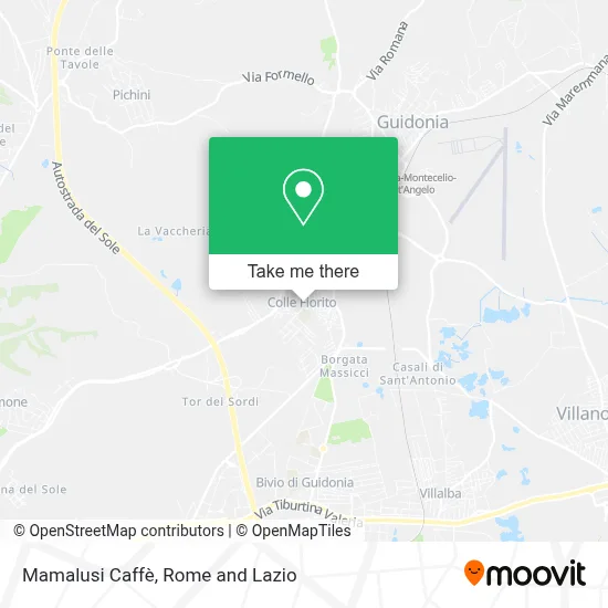 Mamalusi Caffè map