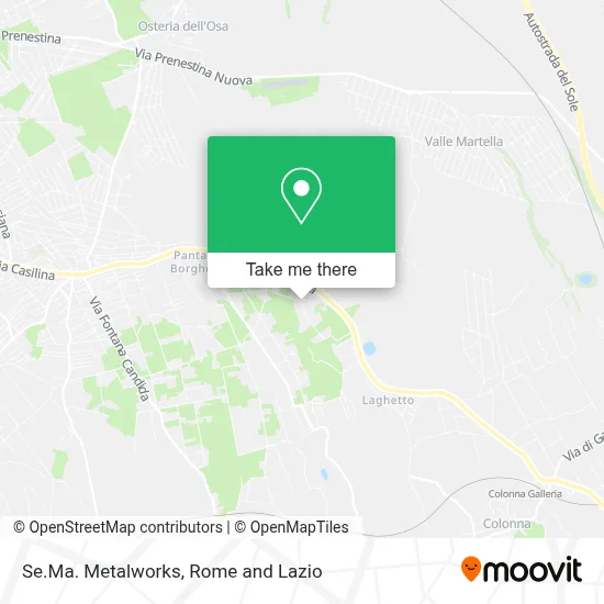 Se.Ma. Metalworks map