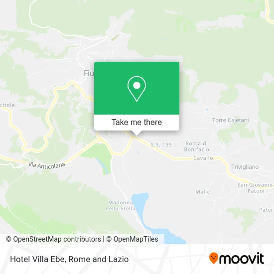 Hotel Villa Ebe map