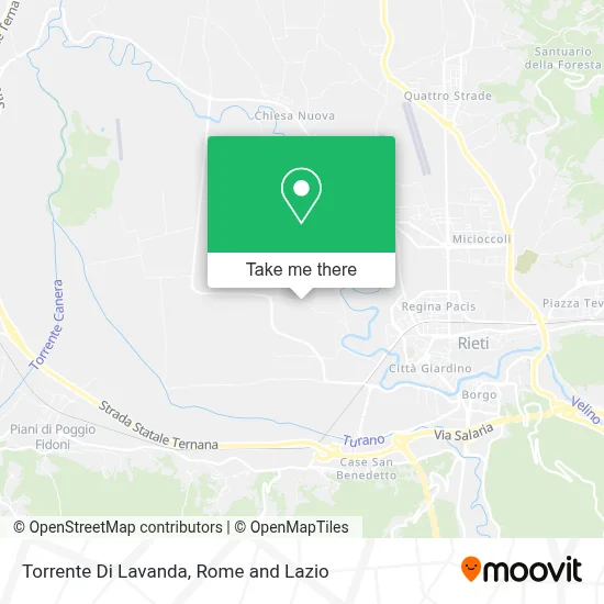 Torrente Di Lavanda map