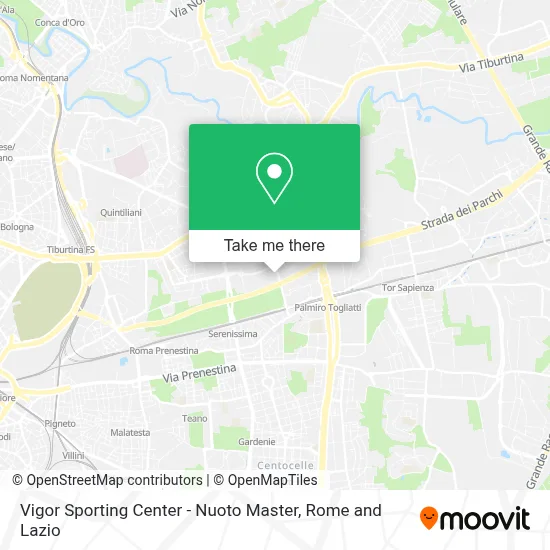 Vigor Sporting Center - Nuoto Master map