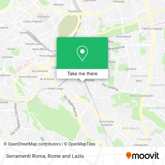 Serramenti Roma map