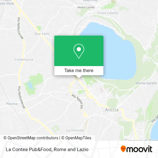 La Contea Pub&Food map