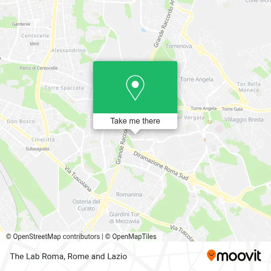 The Lab Roma map
