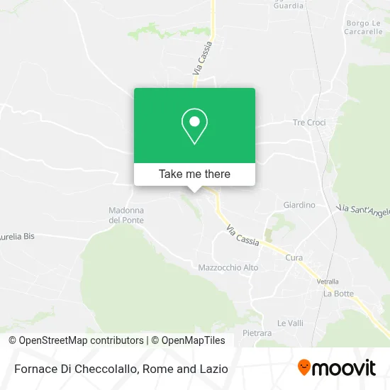 Fornace Di Checcolallo map