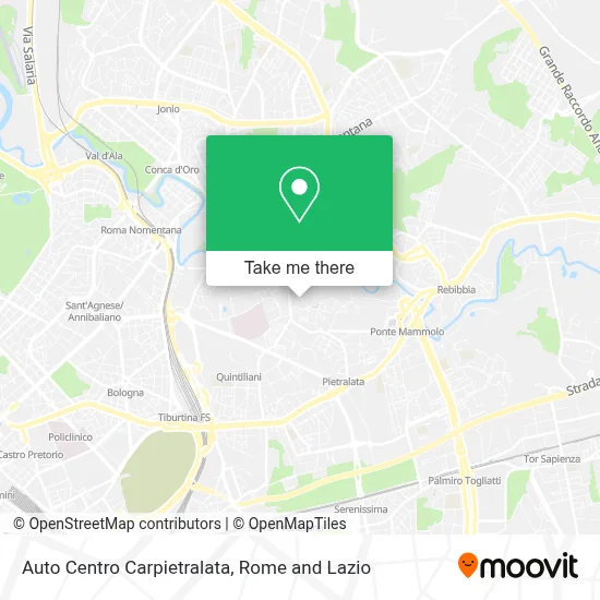 Auto Centro Carpietralata map