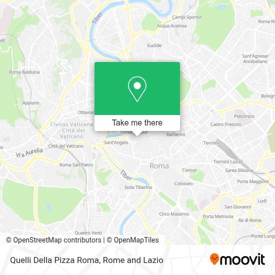 Quelli Della Pizza Roma map