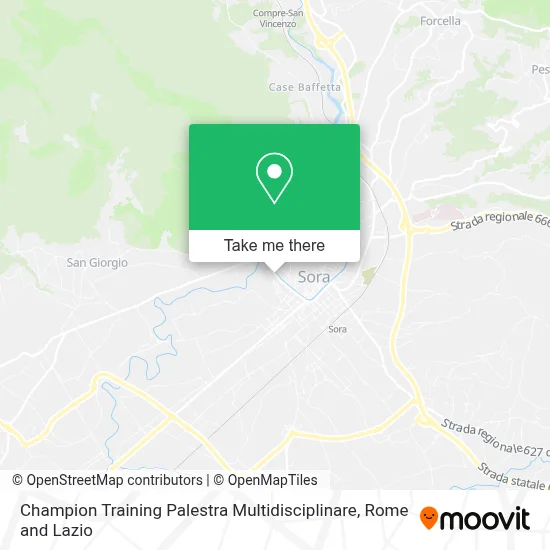 Champion Training Palestra Multidisciplinare map