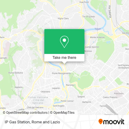IP Gas Station map