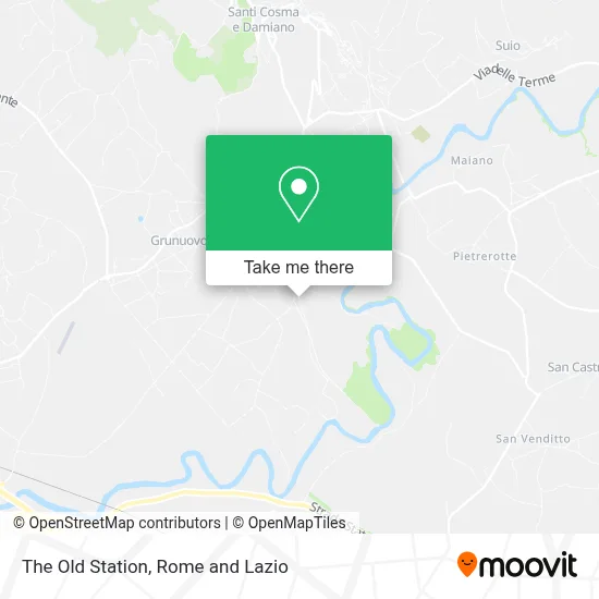 The Old Station map