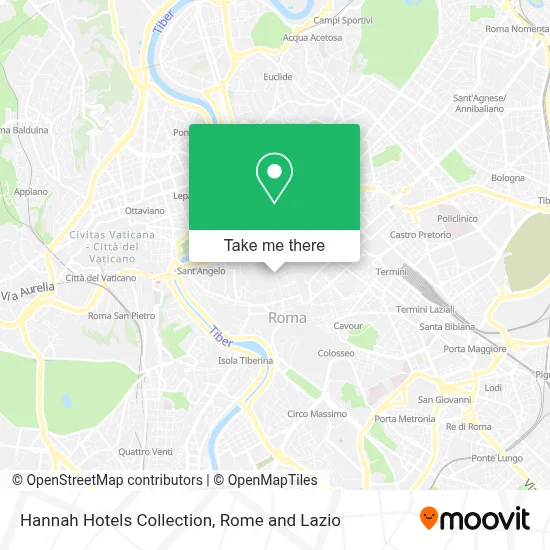 Hannah Hotels Collection map