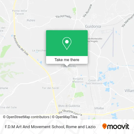 F.D.M Art And Movement School map