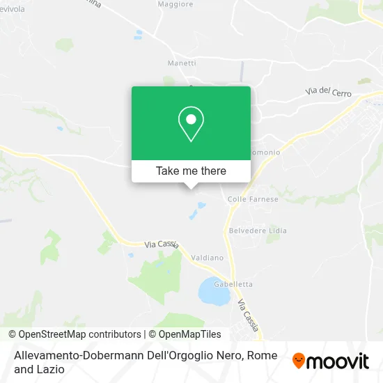 Allevamento-Dobermann Dell'Orgoglio Nero map