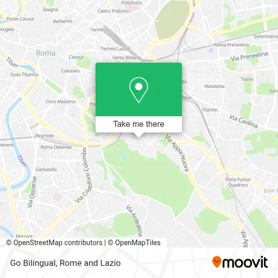 Go Bilingual map