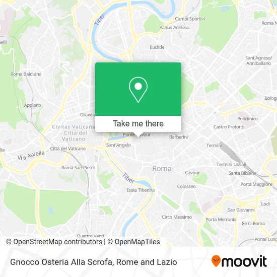 Gnocco Osteria Alla Scrofa map