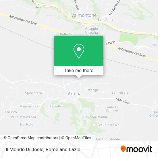 Il Mondo Di Joele map