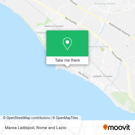Marea Ladispoli map